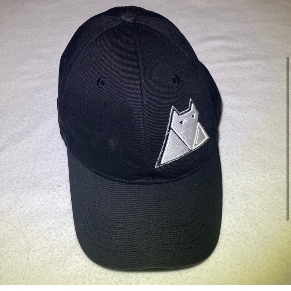 Wolf Creek Black with White Embroidery Hat - Picture 2 of 4